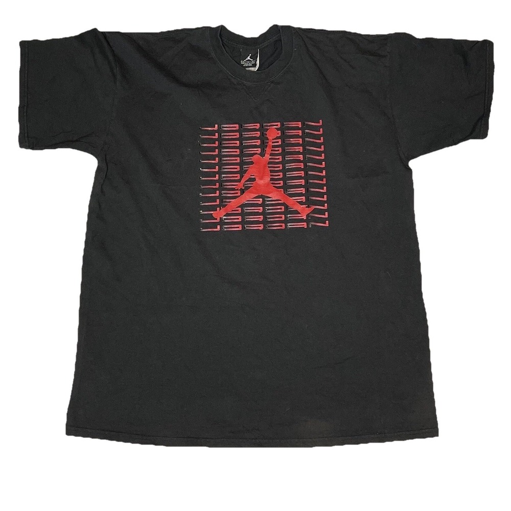 Air Jordan Black Red Jumpman Logo T Shirt Men's Size XL